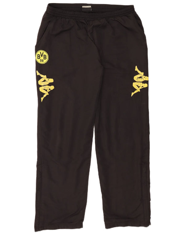 Kappa Herren BVB Dortmund Grafik-Trainingshose 2XL Schwarz Polyester