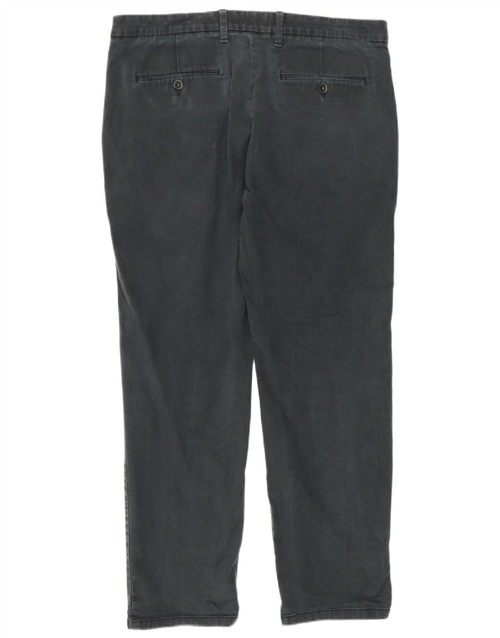 Marks & Spencer Herren-Chinohose mit gerader Passform und normaler Passform, W36 L29, Grau
