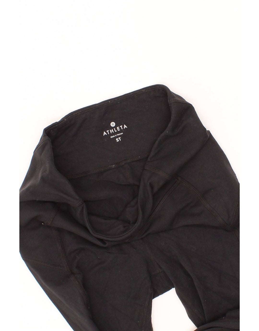 ATHLETA Womens Leggings UK 10 Small  Black Nylon Vintage Athleta and Second-Hand Athleta from Messina Hembry 