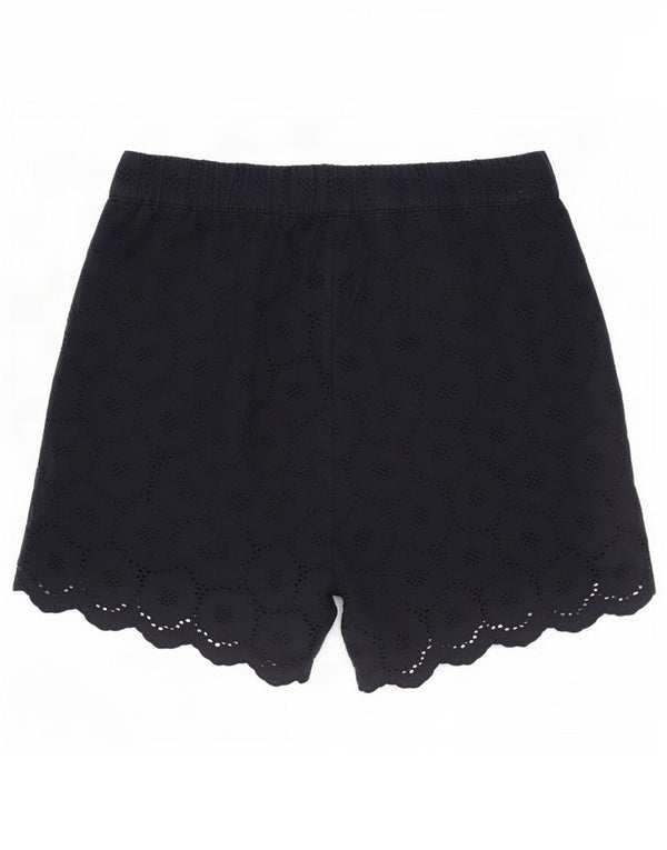 Jack Wills Freizeitshorts für Damen UK 12 Medium W28 Marineblaue Baumwolle