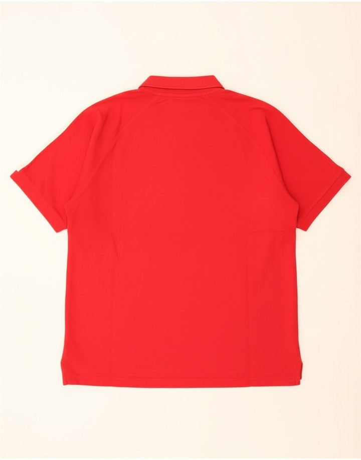 Adidas Herren Poloshirt Mittelrote Baumwolle