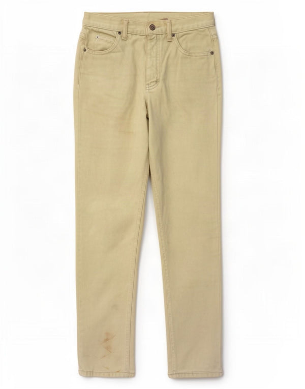 Calvin Klein Damen Slim Jeans US 6 Medium W28 L31 Gelbe Baumwolle