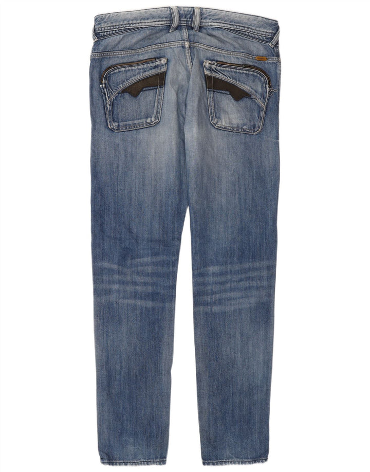 DIESEL Herren Slim Jeans W32 L32 Blaue Baumwolle