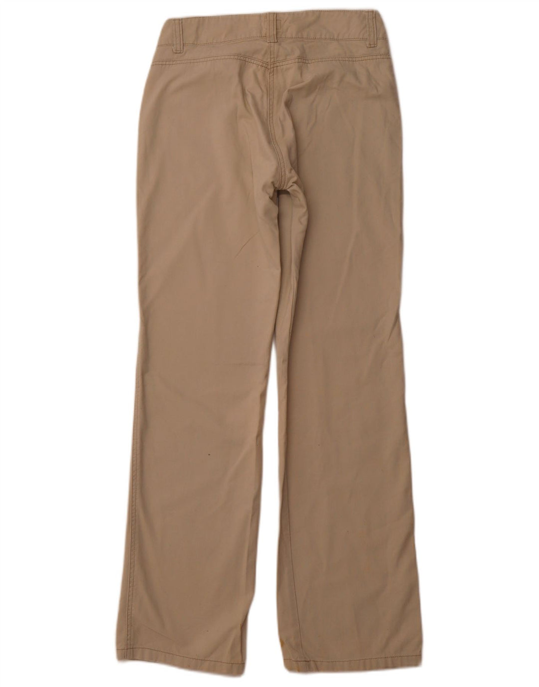 CALVIN KLEIN Damen Gerade Freizeithose W28 L32 Beige Baumwolle