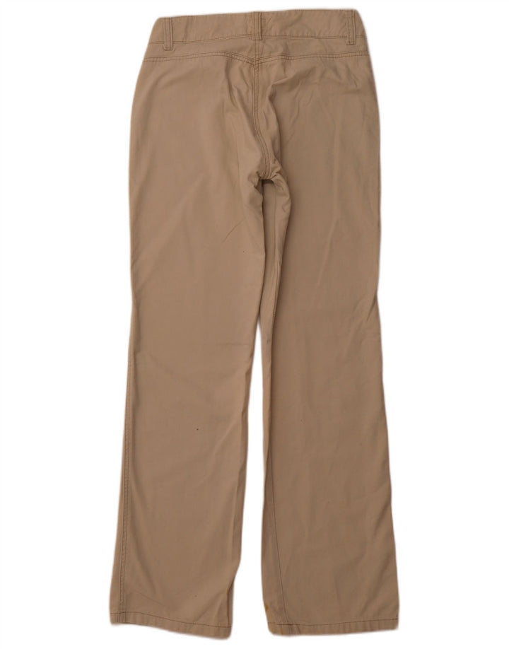 CALVIN KLEIN Damen Gerade Freizeithose W28 L32 Beige Baumwolle