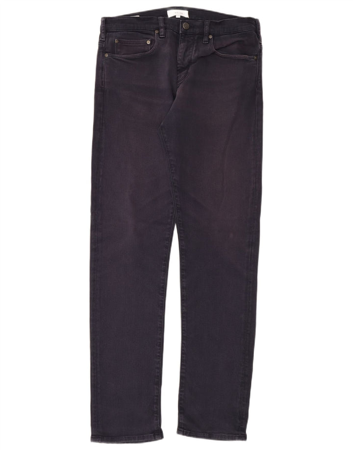 Reiss Herren Straight Jeans W32 L33 Marineblaue Baumwolle