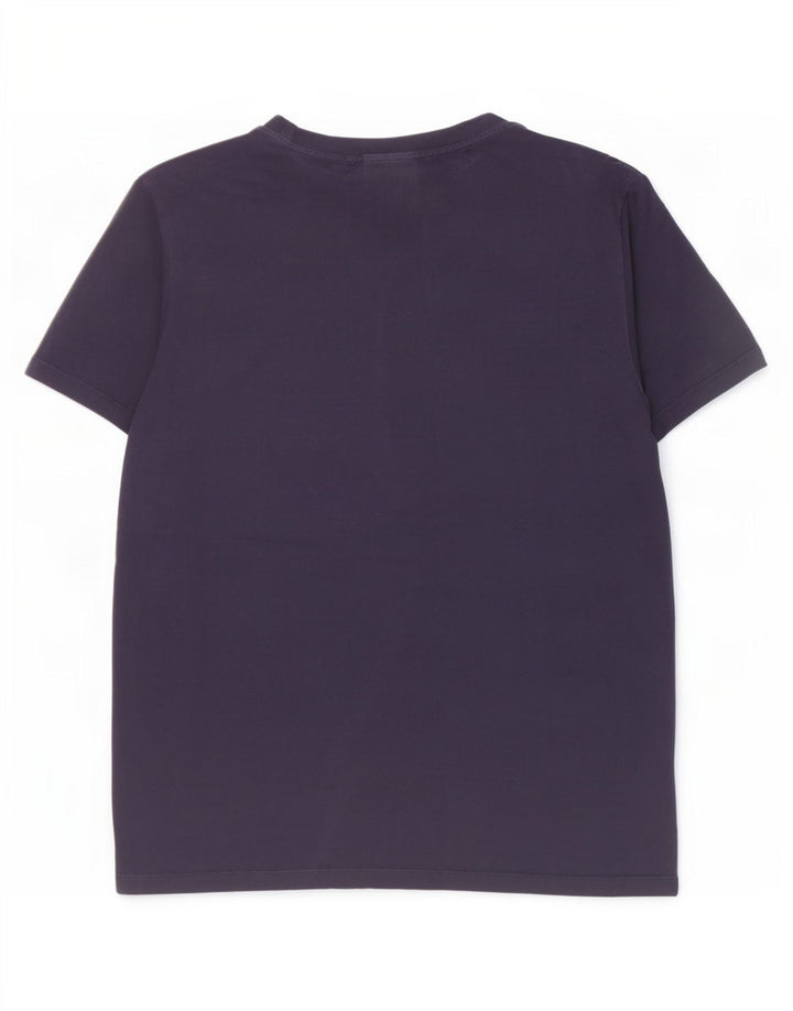 Hugo Boss Herren T-Shirt Top Medium Marineblau Baumwolle