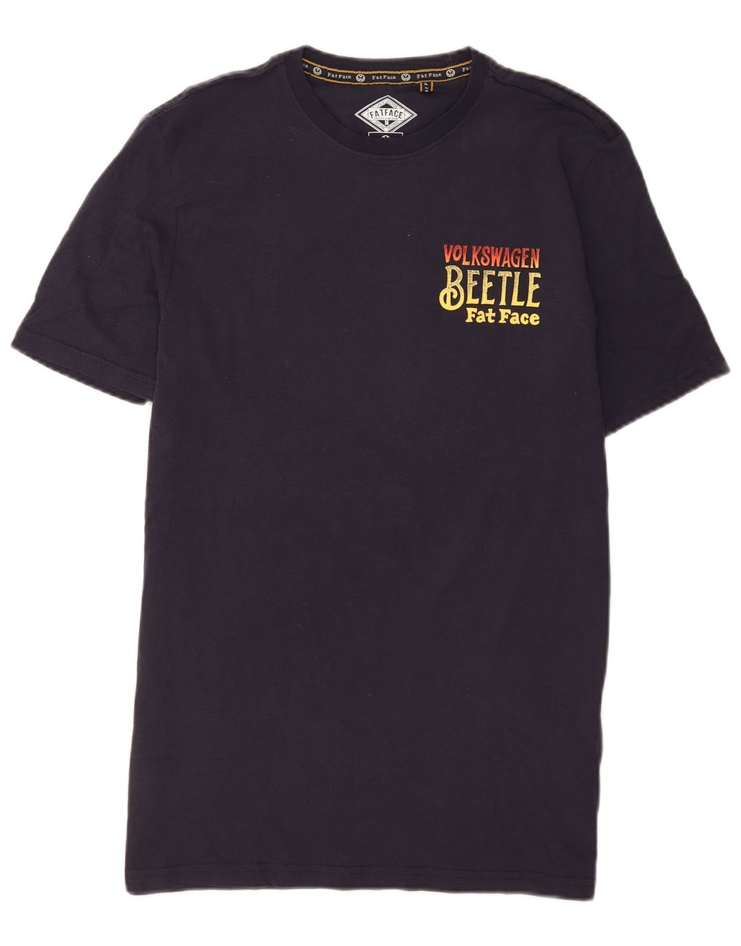 Fat Face Herren-T-Shirt mit Grafik, mittlere Marineblau-Baumwolle