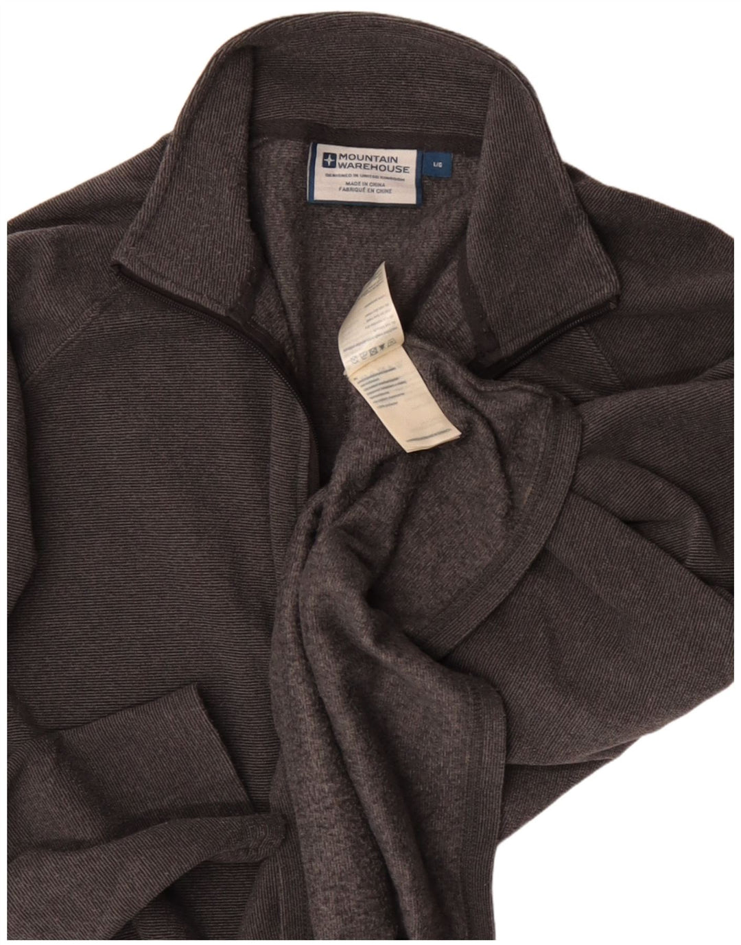 Mountain Warehouse Herren-Pullover-Trainingsoberteil aus mittelgrauem Polyester