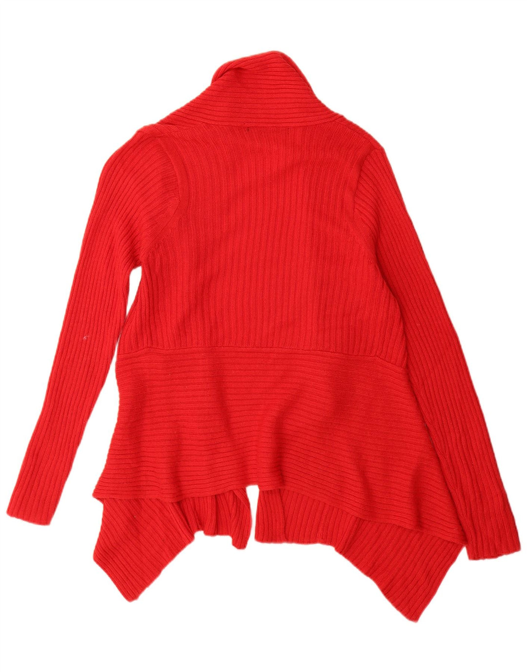 Zara Damen-Cardigan-Pullover UK 12 Mittelrotes Acryl