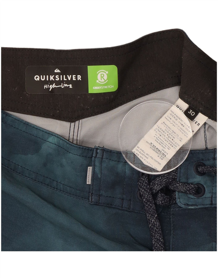 Quiksilver Herren-Badeshorts, mittelgroß, mehrfarbig, gestreift, Polyester