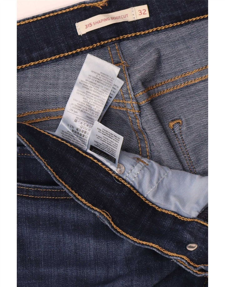 Levi's Damen 315 Shaping Bootcut Jeans W32 L32 Marineblau Baumwolle