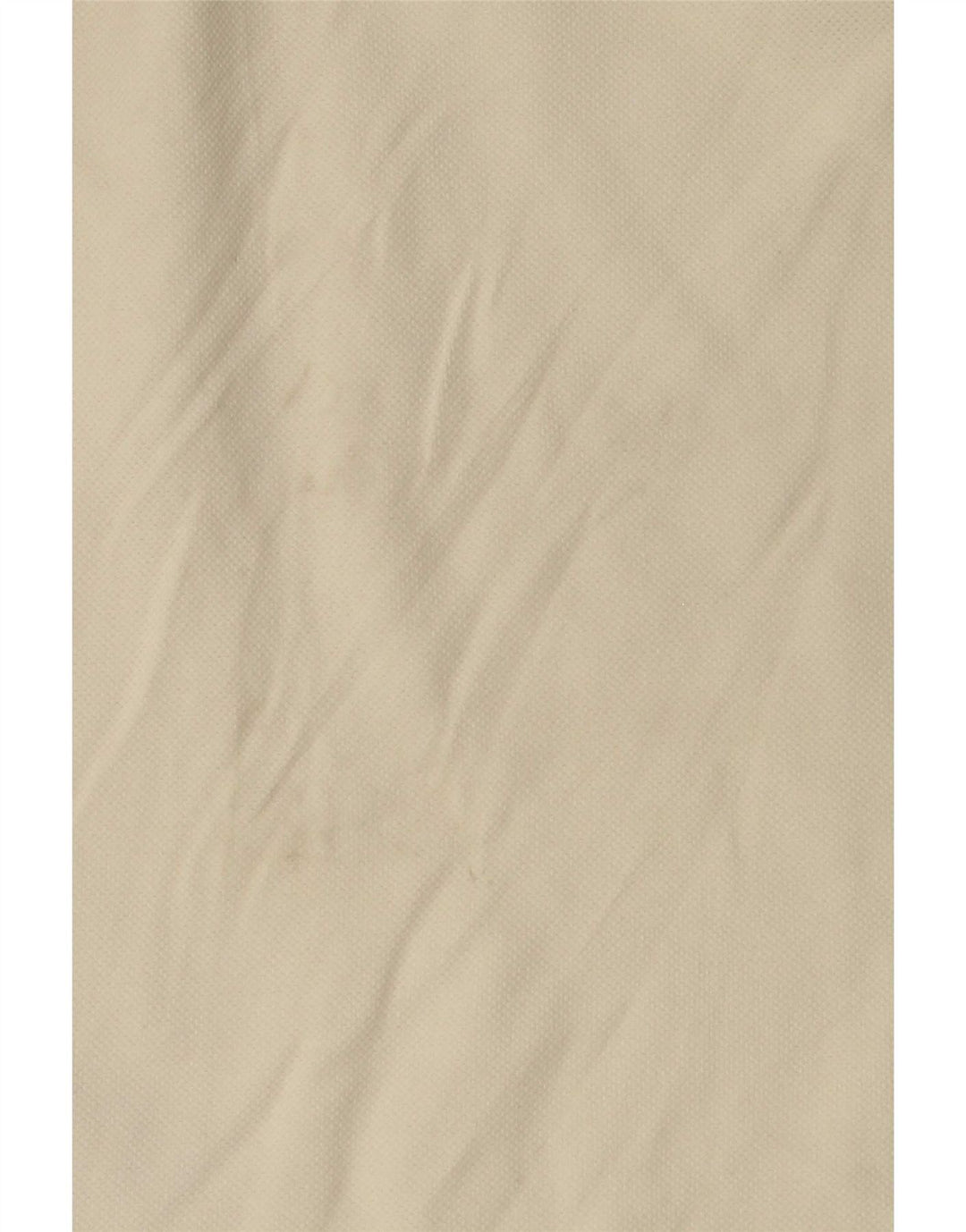 Fred Perry Herren-Langarm-Poloshirt, Größe S, cremefarbene Baumwolle