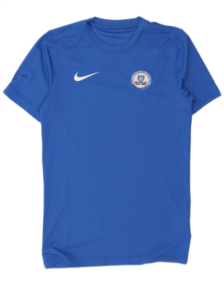 Nike Herren T-Shirt Top Small Blau Polyester