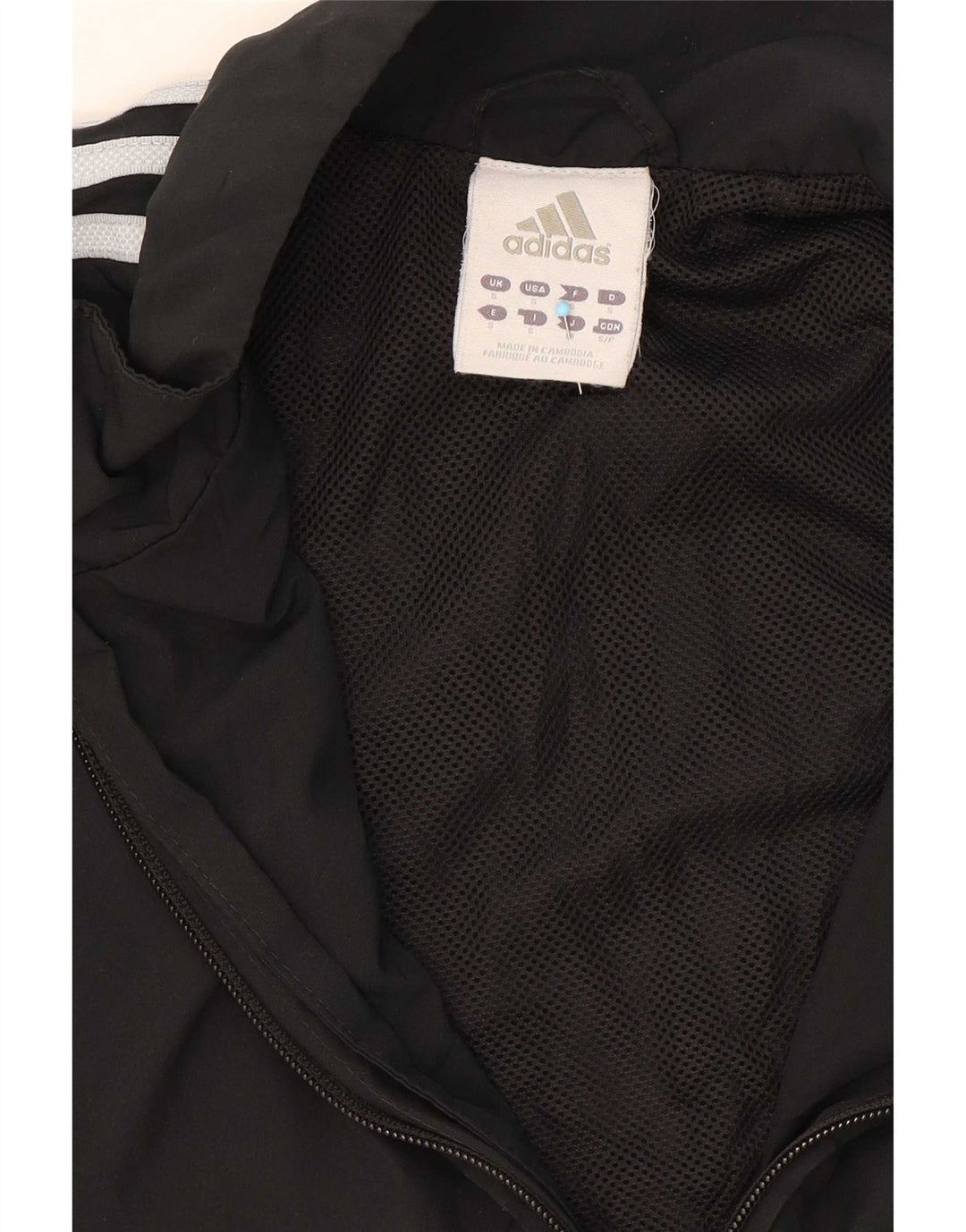 Adidas Herren Climalite Trainingsanzug Top Jacke Small Schwarz