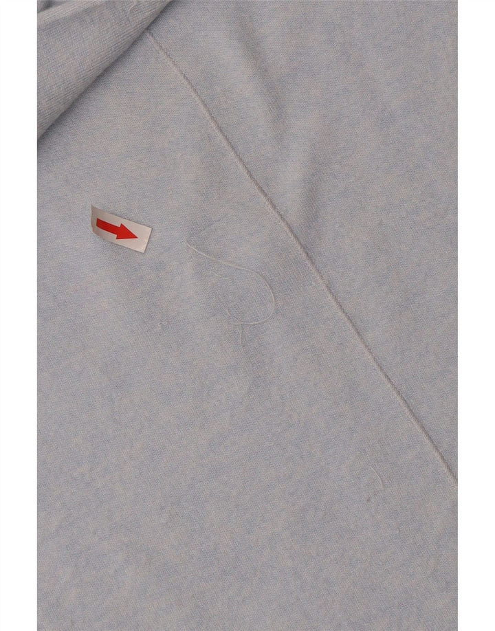 Calvin Klein Damen-Oversize-Top mit 3/4-Ärmeln, UK 18, XL, blaue Viskose