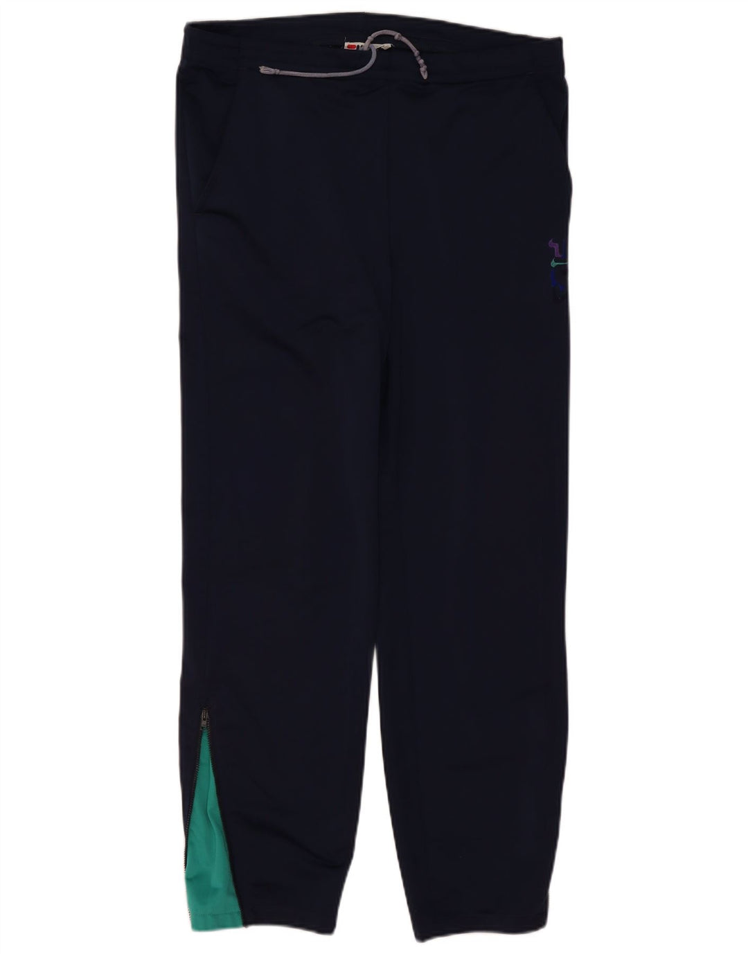 Fila Damen Trainingshose IT 46 Large Marineblau Farbblock