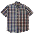 Barbour Herren Kurzarm-Hemd mit normaler Passform XL, mehrfarbig kariert