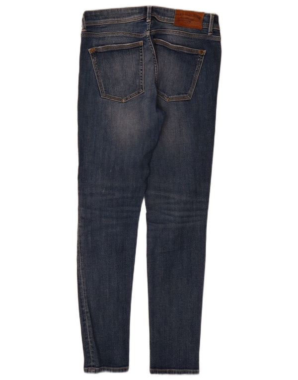 Zara Damen Distressed Skinny Jeans EU 36 XS W26 L29 Blaue Baumwolle