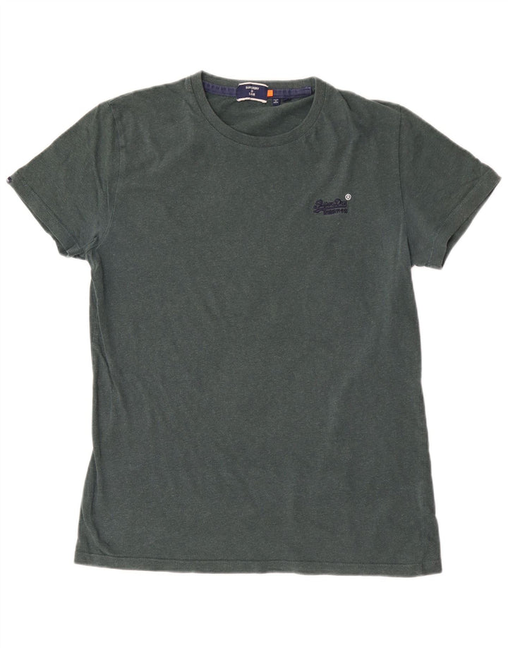 Superdry Herren T-Shirt Top Mittelgrün
