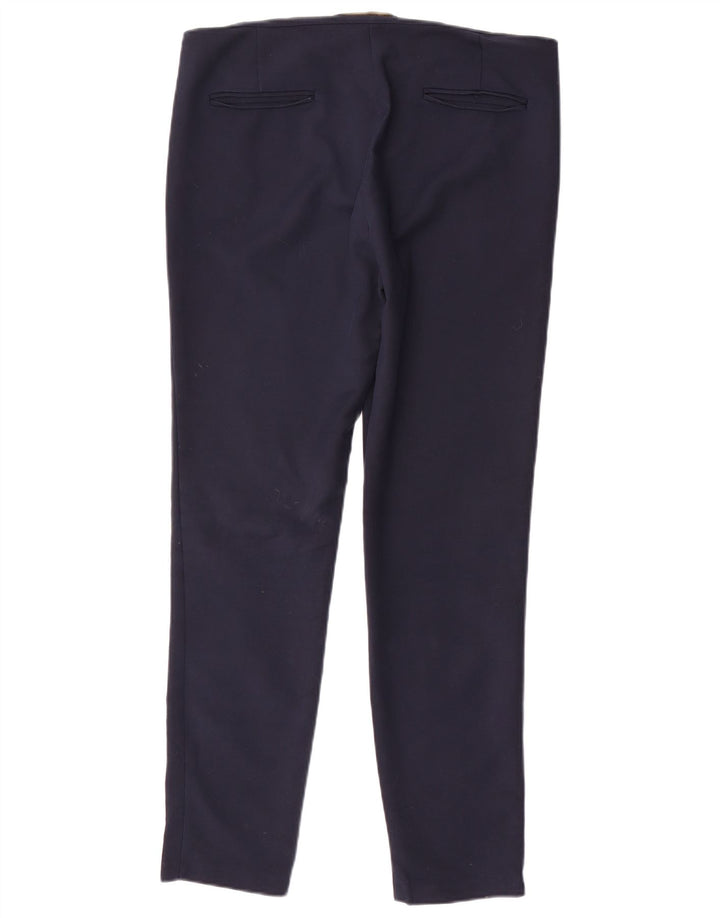 Schmale Freizeithose für Damen von ZARA, Größe L, W32, L29, Marineblau