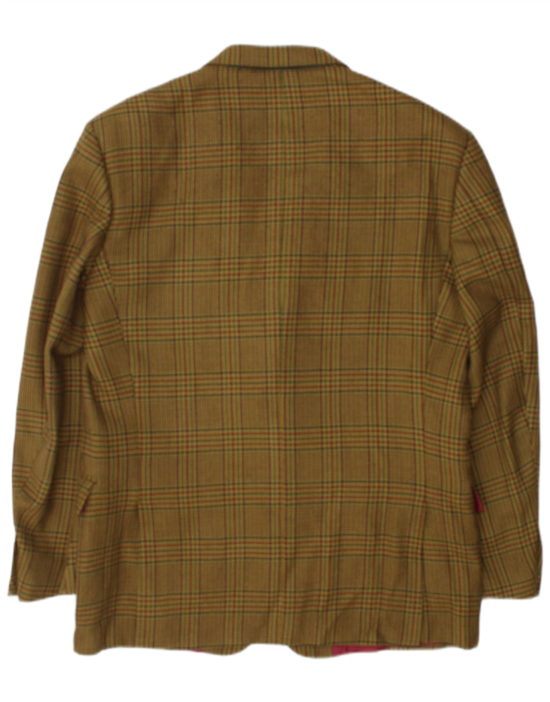 Brooksfield Herren-Blazer mit 2 Knöpfen, Gr. 40, groß, Khaki, kariert