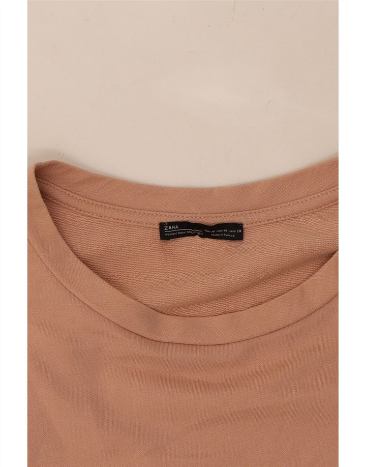 ZARA Womens Oversized Jumper Dress UK 14 Medium Pink Vintage Zara and Second-Hand Zara from Messina Hembry 