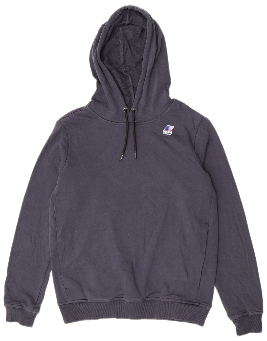 K-Way Herren-Kapuzenpullover, klein, marineblau, Baumwolle