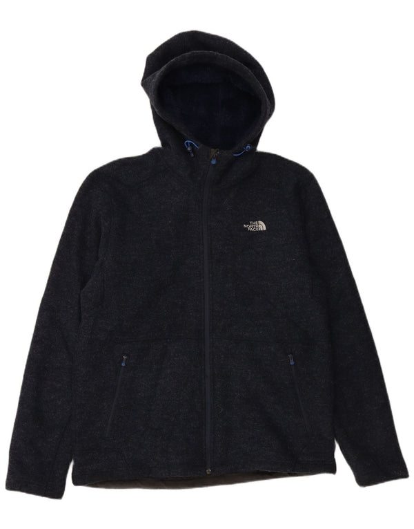 THE NORTH FACE Herren-Strickjacke mit Kapuze, groß, marineblau, Polyester