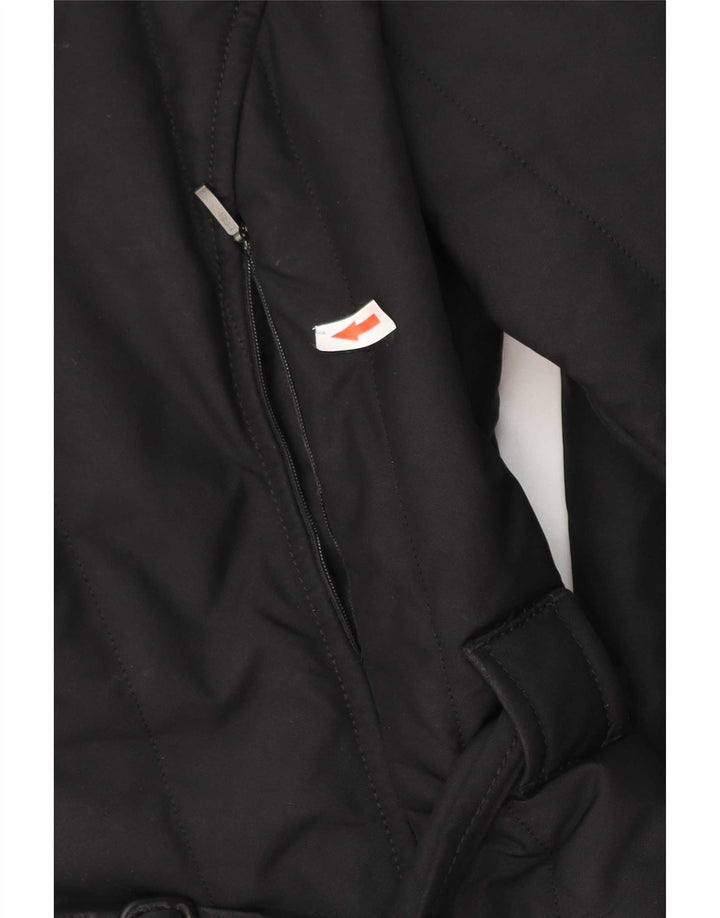 Refrigiwear Wattierte Damenjacke mit Kapuze IT 46 Large Schwarz Polyester