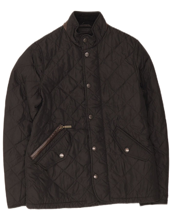 Barbour Steppjacke für Jungen, 10–11 Jahre, Größe L, Schwarz