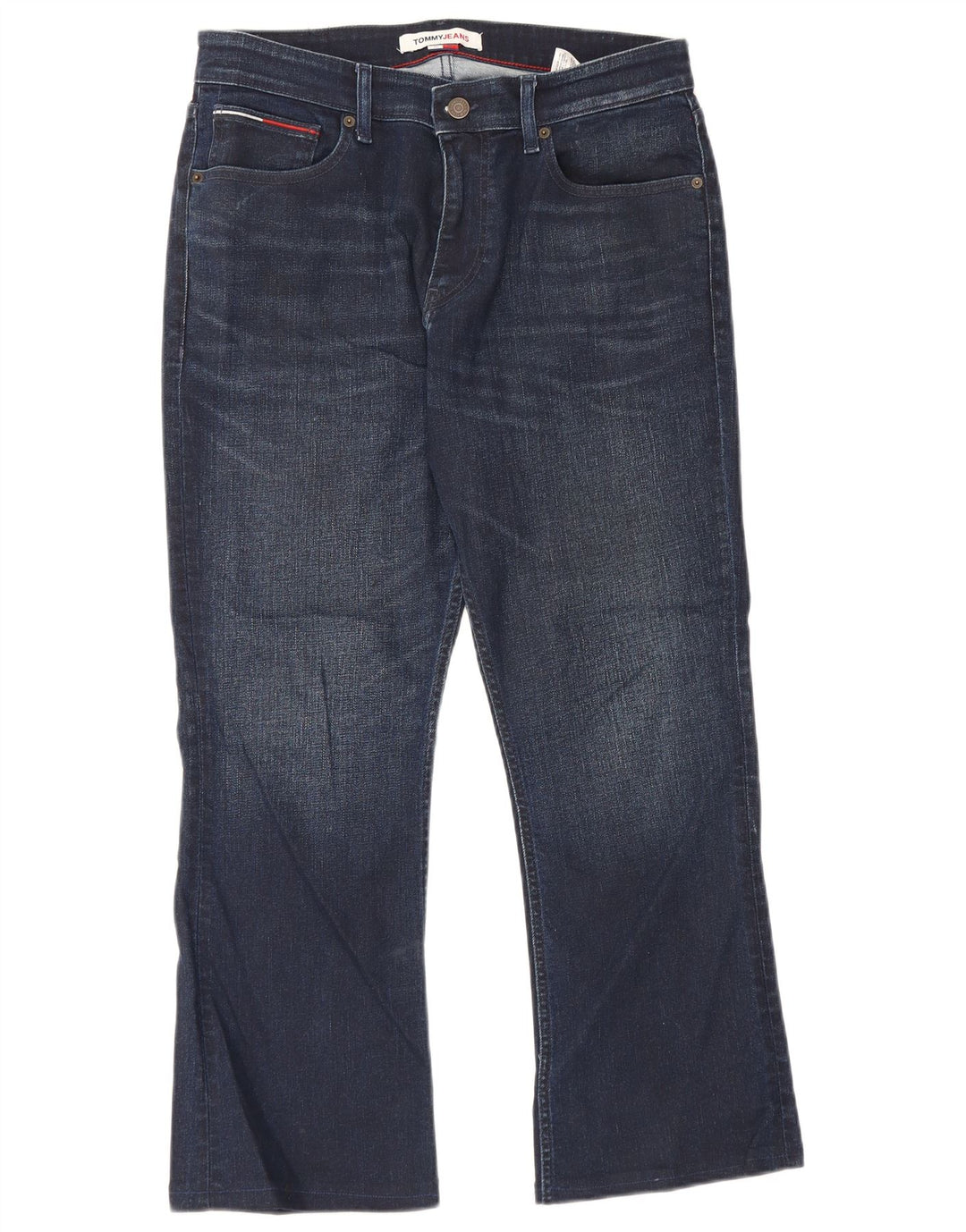 Tommy Hilfiger Herren Ryan Regular Bootcut Jeans W32 L27 Blaue Baumwolle
