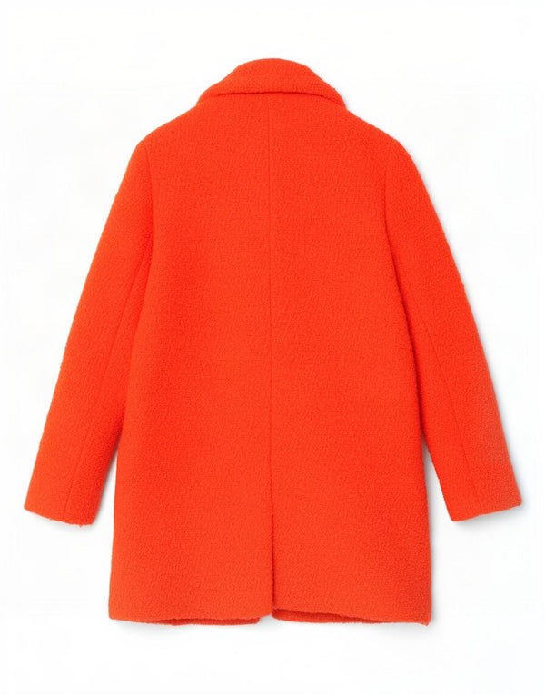 Karen Millen Damenmantel UK 8 Small Rote Wolle