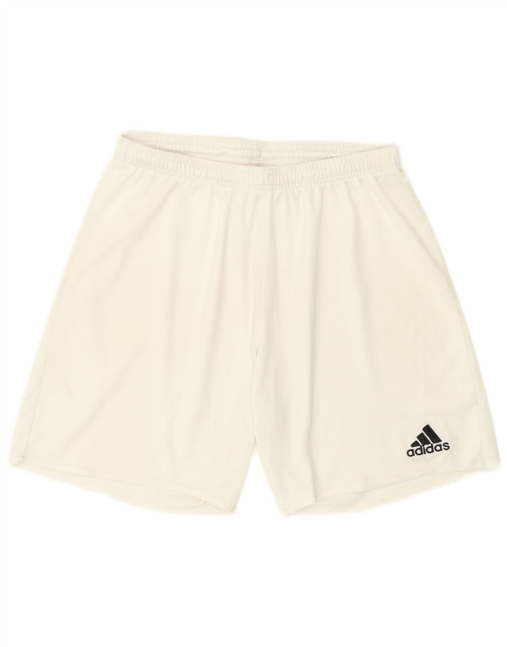 Adidas Herren Climalite Sport Shorts Mittelweißes Polyester