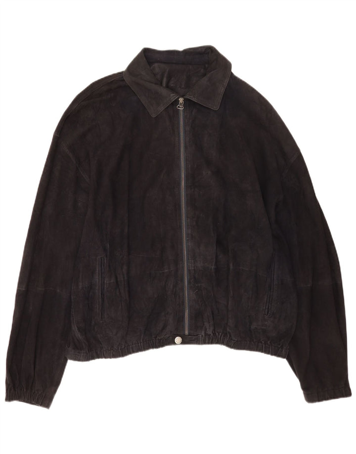 Belfe & Belfe Herren Lederjacke IT 52 XL Schwarzes Leder