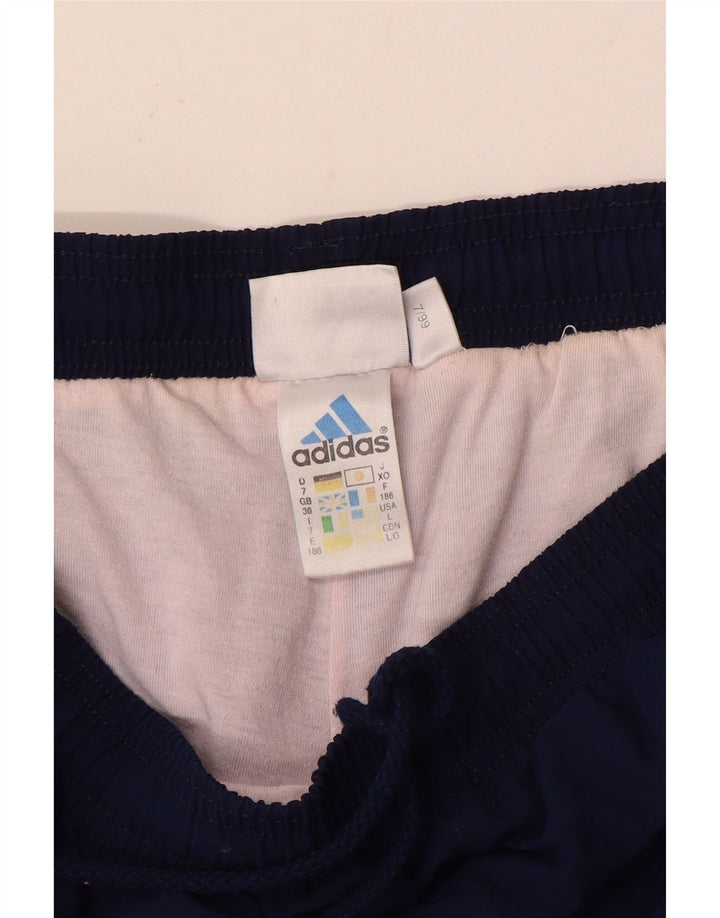 Adidas Herren-Trainingshose, Jogginghose, groß, marineblau, Polyester