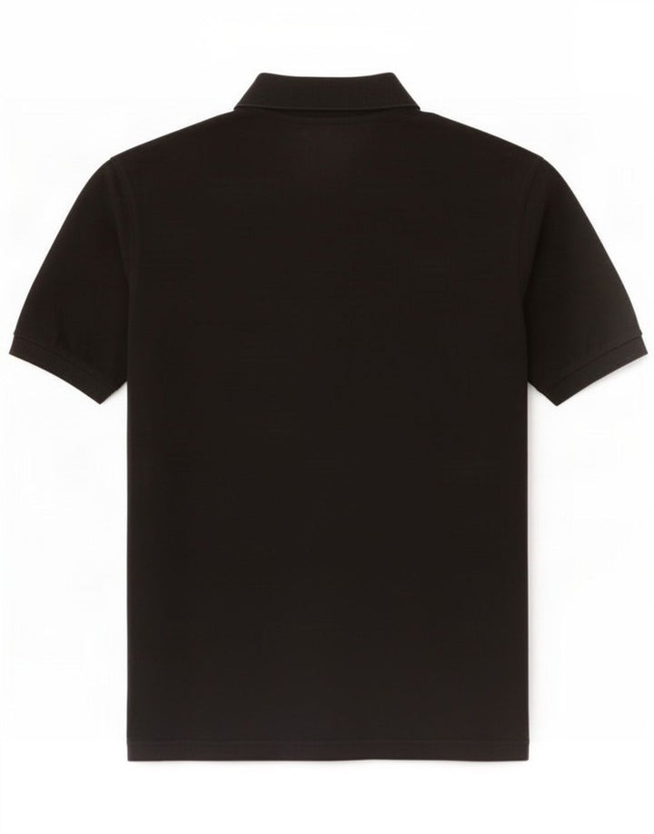 Kappa Herren-Poloshirt, groß, schwarze Baumwolle