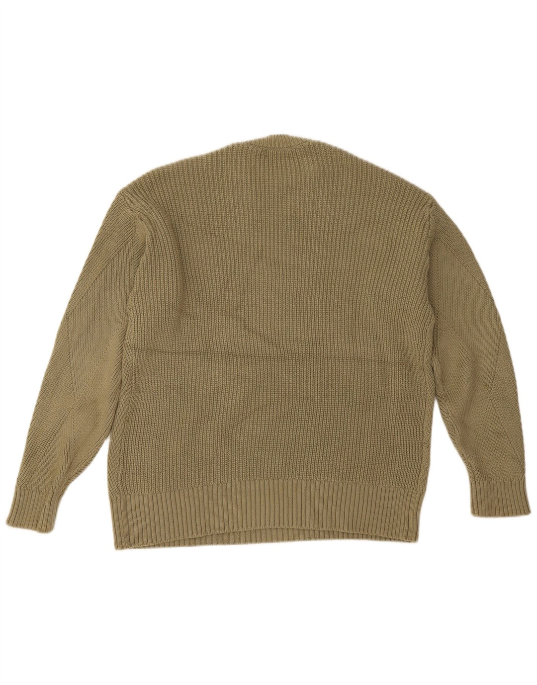 Marks & Spencer Damen-Pullover mit Rundhalsausschnitt, Gr. 14, mittleres Khaki