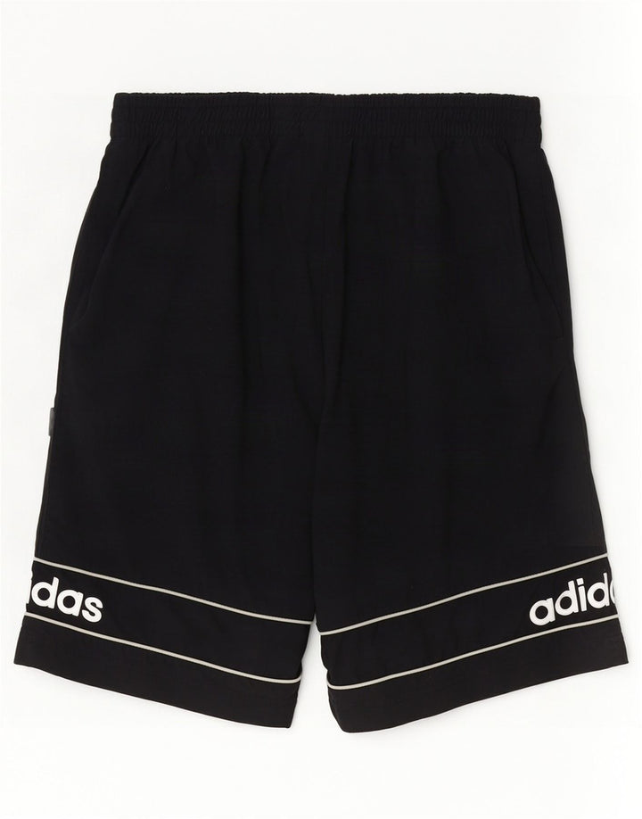 Adidas Herren Graphic Casual Shorts W32 Medium Schwarz Polyester
