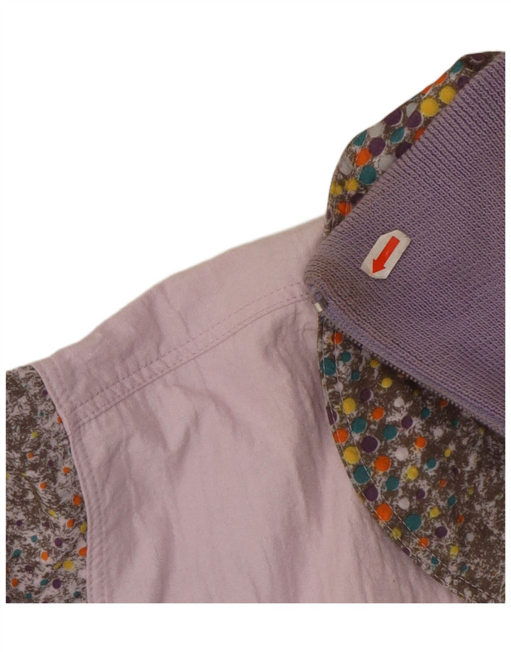 CROSS COUNTRY Damen Anorakjacke IT 44 Mittellila Farbblock