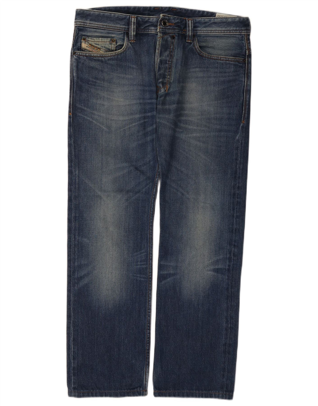 Diesel Herren Safado Straight Jeans W31 L29 Blaue Baumwolle