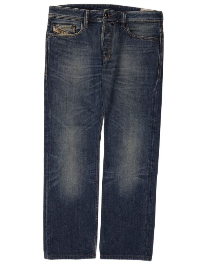Diesel Herren Safado Straight Jeans W31 L29 Blaue Baumwolle