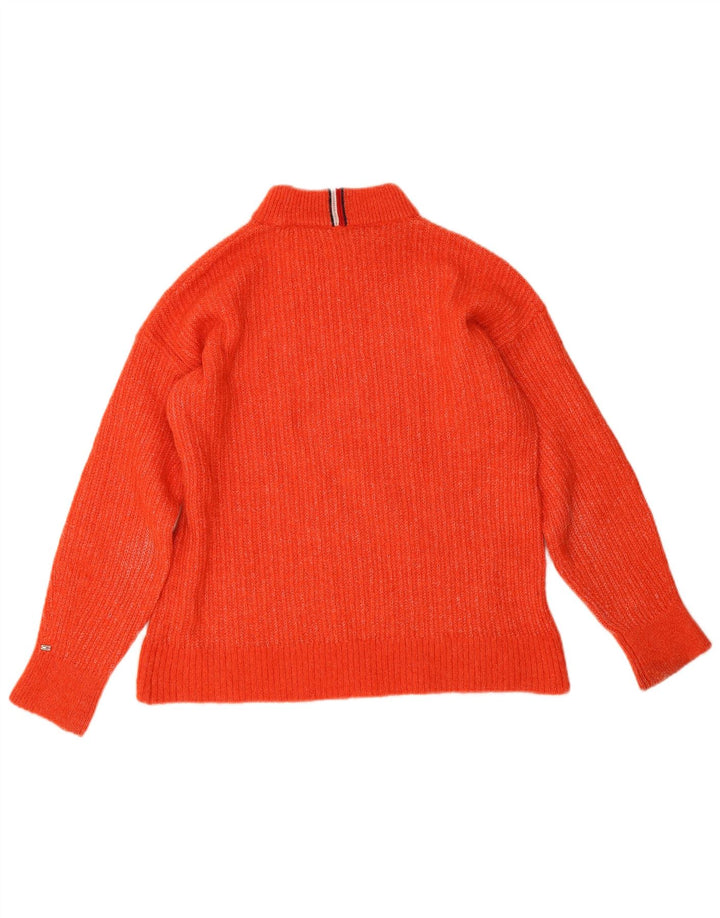 Tommy Hilfiger Rollkragenpullover für Damen, Gr. 14, mittelorange