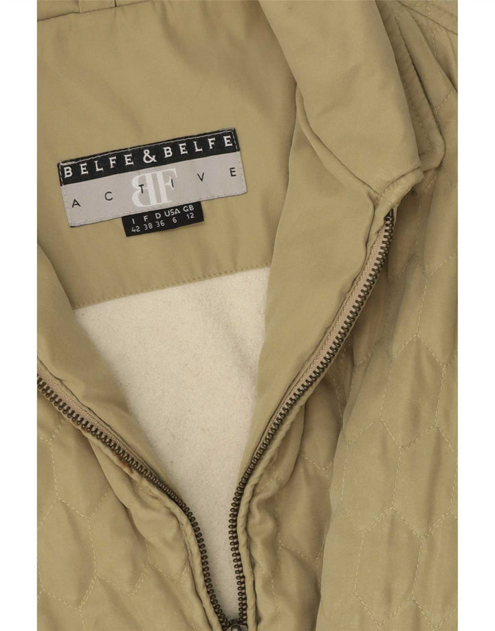 Übergroße Steppjacke für Damen von Belfe & UK 12 Medium Khaki