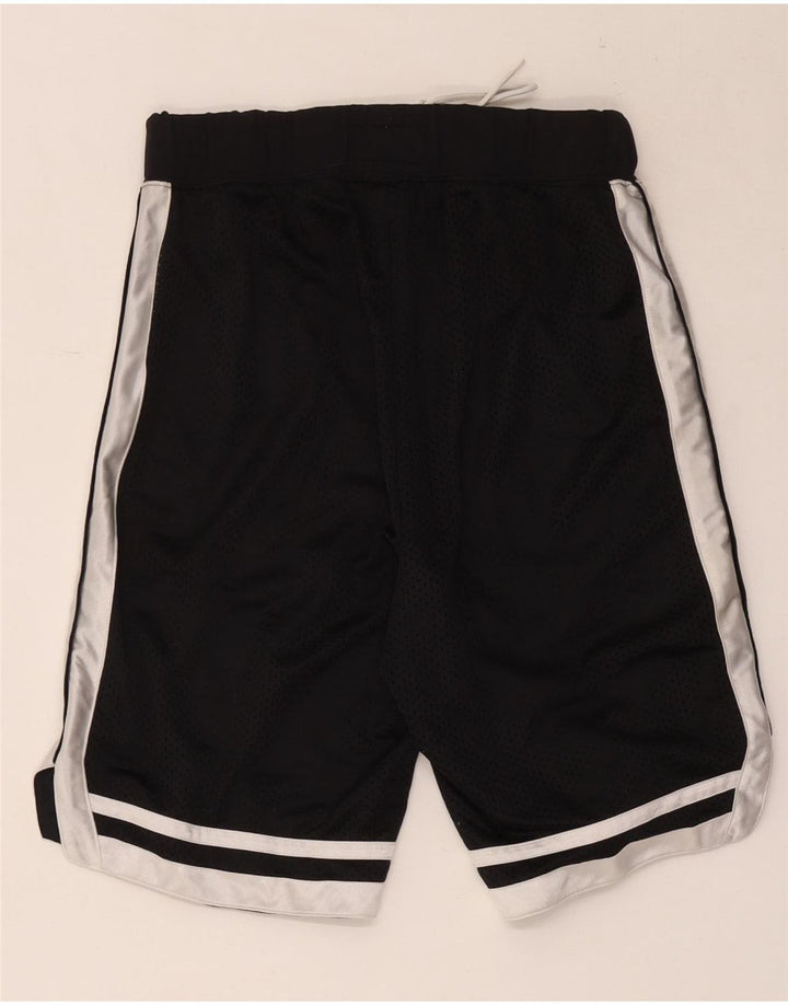 Champion Herren-Sportshorts, Größe S, Schwarz, Colourblock-Polyester