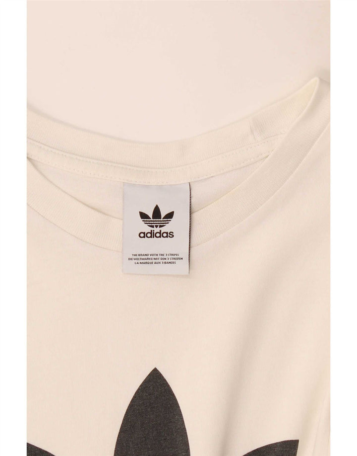 Adidas Herren Graphic T-Shirt Top Mittelweiß