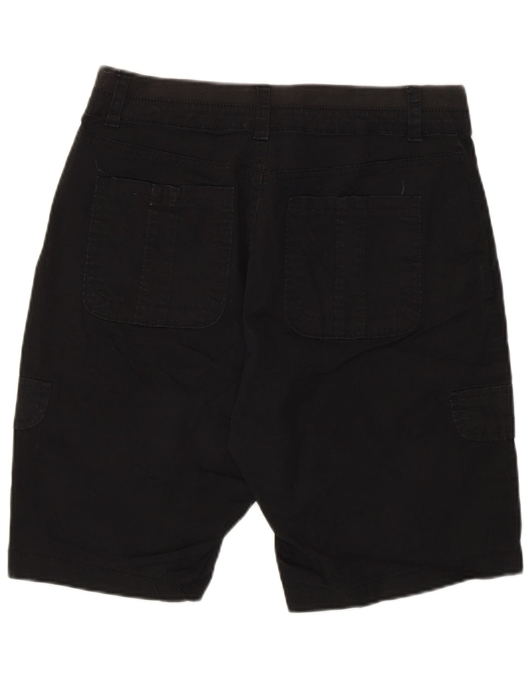 Lee Womens Relaxed Fit Cargo Shorts US 6 Medium W28 Schwarze Baumwolle