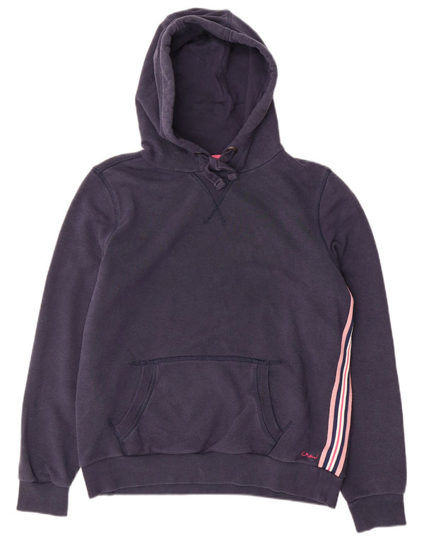 Crew Clothing Damen Kapuzenpullover UK 14 Medium Marineblau Baumwolle