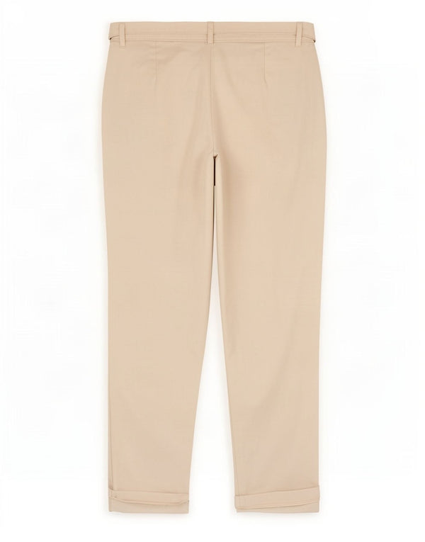 Crew Clothing Damen Tapered Casual Hose UK 14 Large W32 L29 Weiß