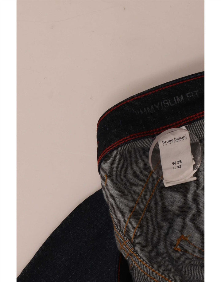 Bruno Banani Herren Slim Jeans W36 L32 Marineblau Baumwolle